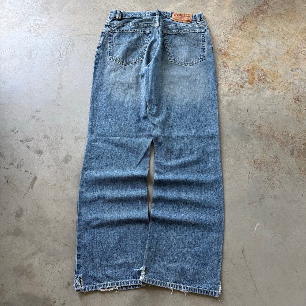 Vintage Y2K Express Mallcore Grunge Retro Medium Wash Bootcut Jeans Size 31x32